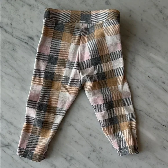 Janie and Jackie, Baby Girl Ruffle Cuff Shirt & Plaid Pant, Set, 6 -12 Month - Picture 5 of 5